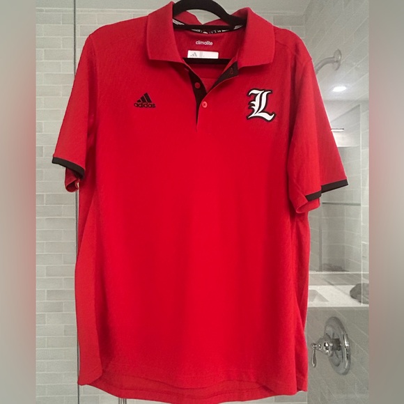 adidas Other - Adidas Climalite Louisville Cardinals Polo Golf Shirt